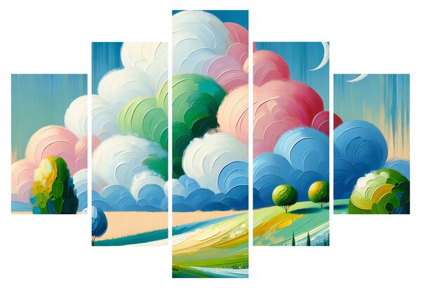 Tablou - Peisaj cu nor (150x105 cm)