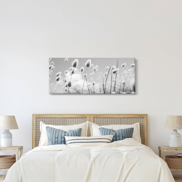 Tablou - Boho iepuraș coadă de iarbă (120x50 cm)
