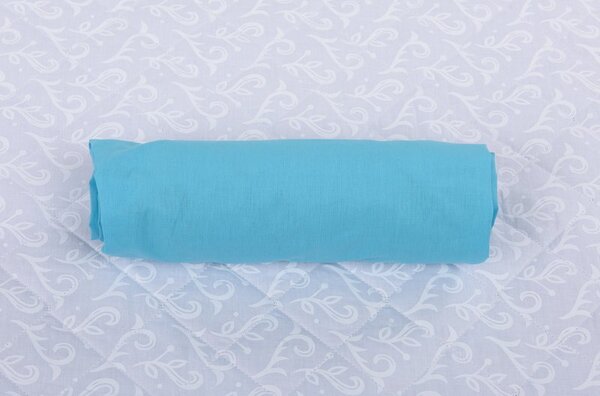 Cearceaf cu elastic pentru patut 140x70 cm bleu