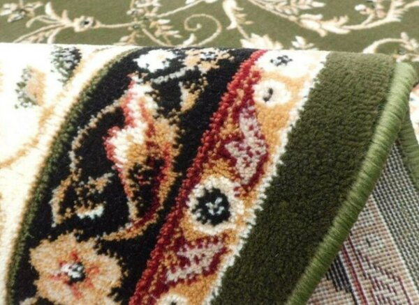 Traversa Hol, Model Lotos, Festonata, Latime 150 cm, Verde 150 x 300