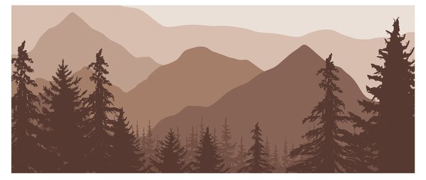Tablou - Munții Maro N⁰2 (120x50 cm)