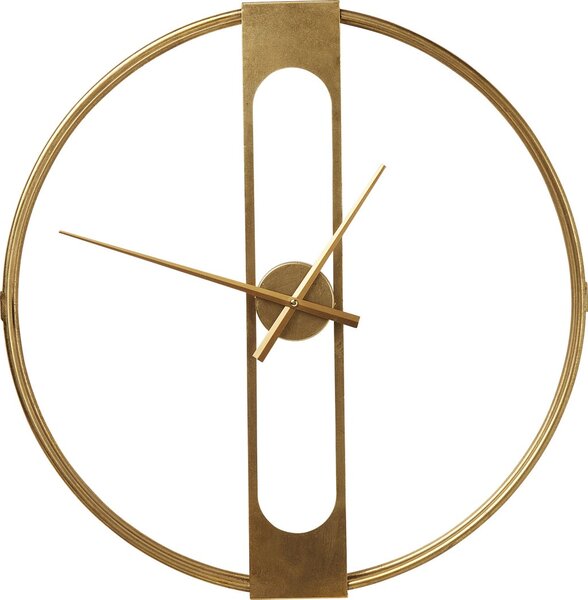 Ceas de perete Clip Auriu Ø60cm
