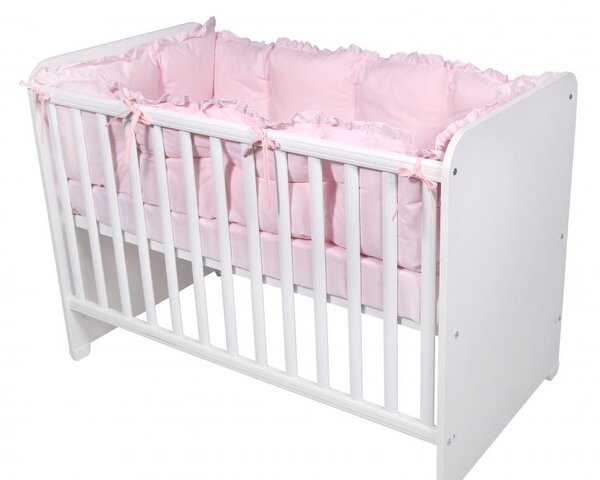 Set protectii laterale pentru pat 4 piese 60 x 120 cm Pink