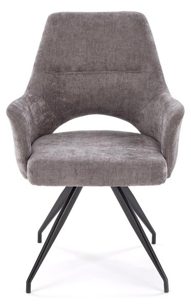 Scaun Houston 1675Gri, Negru, 9x6x6cm, Tapiterie, Metalic