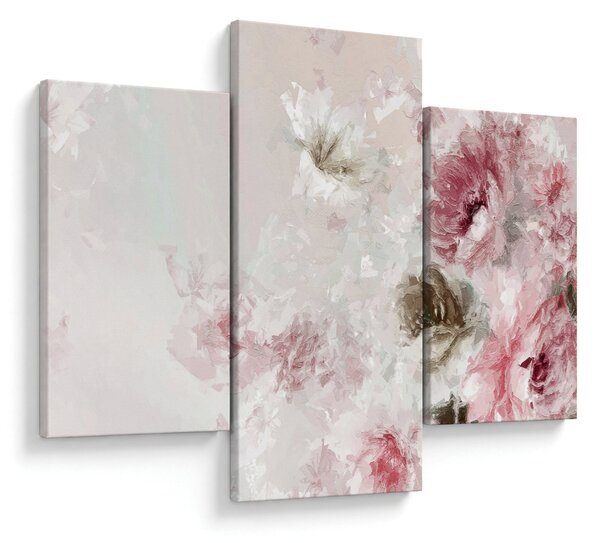 Tablou - Pictura flori roz (90x60 cm)