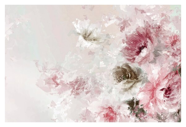 Tablou - Pictura flori roz (90x60 cm)