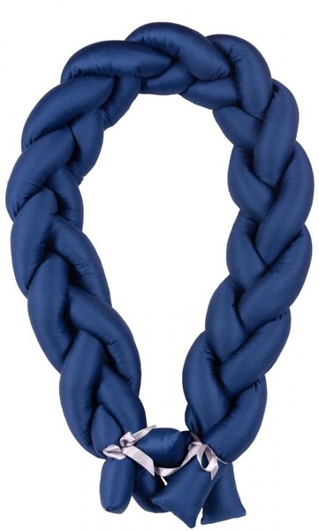 Protectie laterala din bumbac Bumper impletit The Braid Navy 06