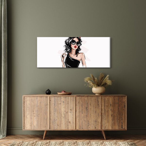Tablou - Femeie de modă (120x50 cm)