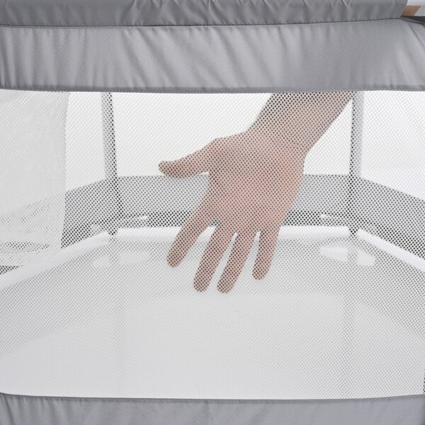Piscina de bile pliabila Gri 120x67x60 cm