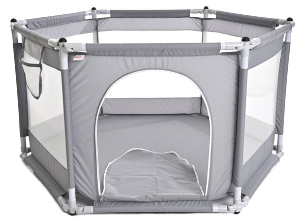 Piscina de bile pliabila Gri 120x67x60 cm
