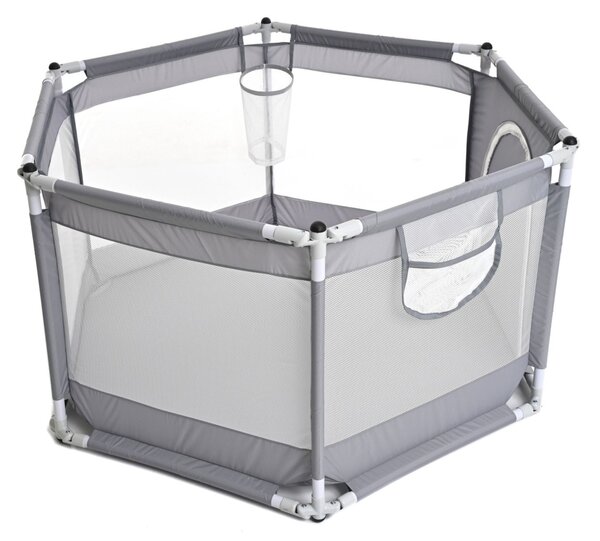 Piscina de bile pliabila Gri 120x67x60 cm