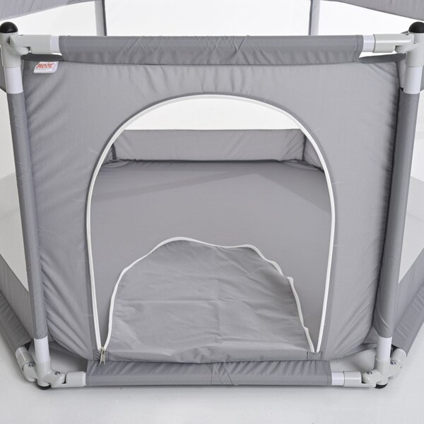Piscina de bile pliabila Gri 120x67x60 cm