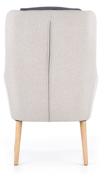 Scaun design scandinav Purio, gri, 67x75x103 cm