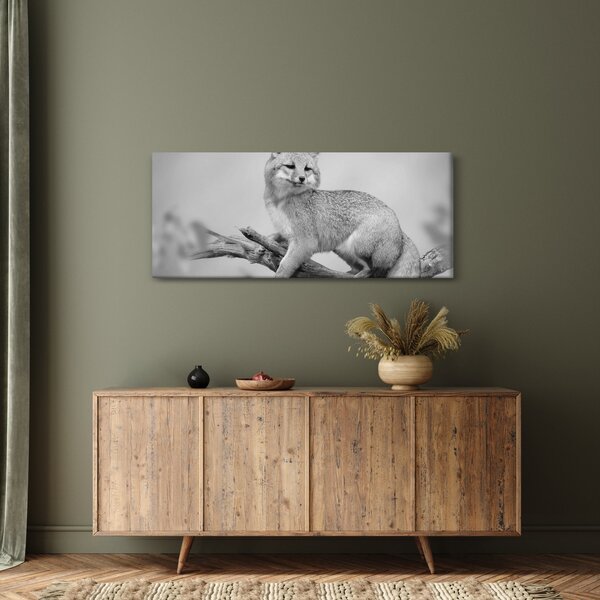 Tablou - Vulpe gri (120x50 cm)