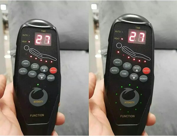 Fotoliu recliner cu functie de masaj NEPTUN M, stofa catifelata albast