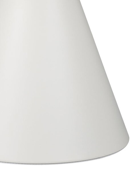 Masuta laterala Coozlin marmura alba piatra sinterizata si metal, alb-auriu, D50x50 cm