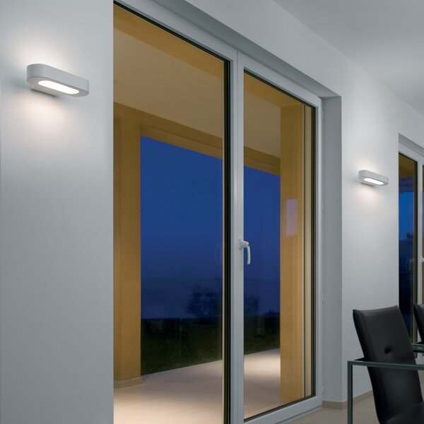 Artemide Talo aplică design R7s 21 cm albă, reglabil, Alb, Hol, Metal, Design