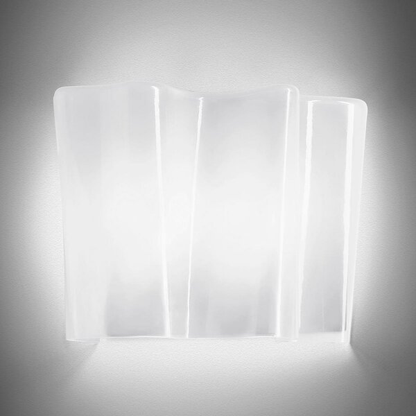 Artemide Logico Mini aplică lățime 25,3 cm, reglabil, Alb, Camera de zi / sufragerie, Sticlă, Design