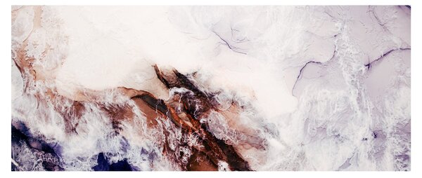 Tablou - Marmură violet N⁰1 (120x50 cm)