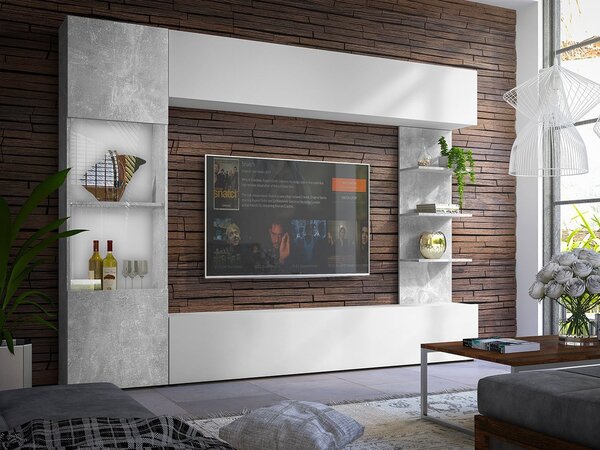 Mobilier living Alanko (cashmir + Stejar cremona). 1121759