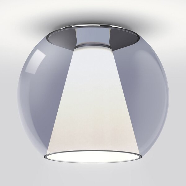 Serien Lighting serien.lighting Proiect S plafon 2,700K Triac albastru, reglabil, Albastru, Camera de zi / sufragerie, Sticlă, Modern
