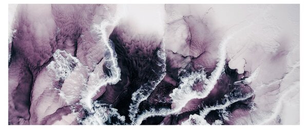 Tablou - Marmură violet N⁰2 (120x50 cm)