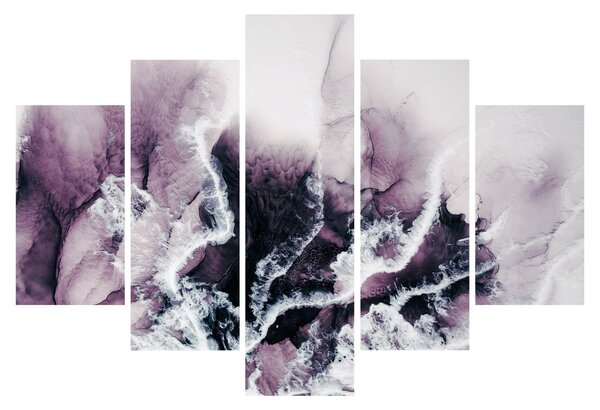 Tablou - Marmură violet N⁰2 (150x105 cm)