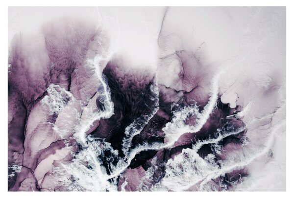 Tablou - Marmură violet N⁰2 (90x60 cm)