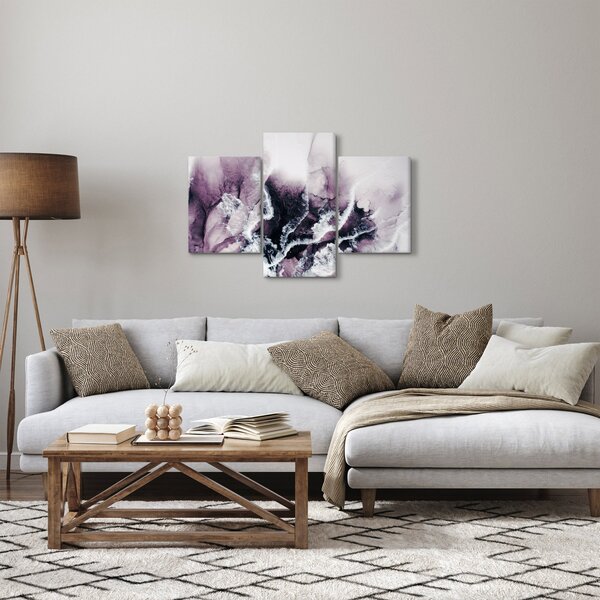 Tablou - Marmură violet N⁰2 (90x60 cm)