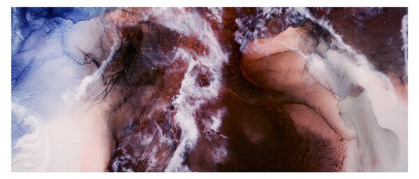 Tablou - Marmură violet N⁰3 (120x50 cm)