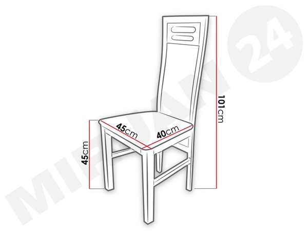 Scaun sufragerie Jako JK65 (wenge + bej). 1122292