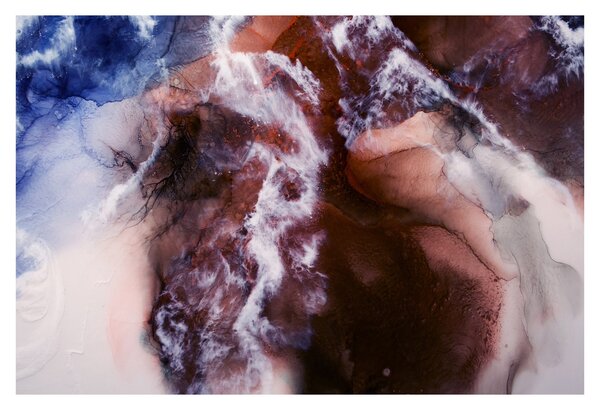 Tablou - Marmură violet N⁰3 (90x60 cm)