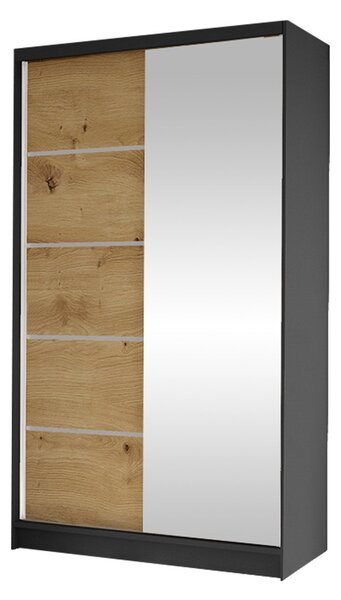 Dulap de haine Master III (negru + alb). 1122565