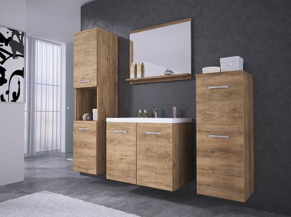 Set mobilier baie Megasa I (lefkas) (fără baterie, fără sifon, cu lavoar). 1122592