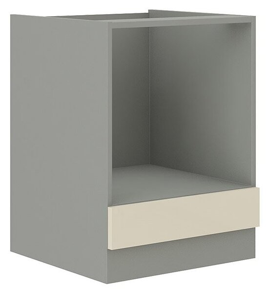 Dulap sub cuptor de copt Milo 60 DG BB (gri + crem lucios). 1122683