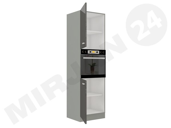 Dulap înalt sub cuptor pentru coacere Milo 60 DP-210 2F (gri + gri lucios). 1122685