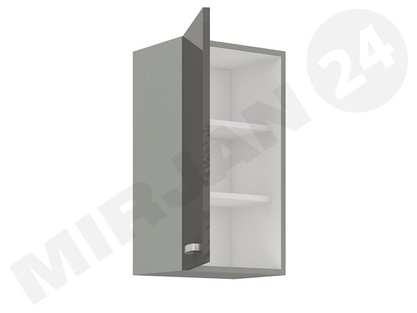 Dulap superior bucătărie Milo 40 G-72 F (gri + crem lucios). 1122670