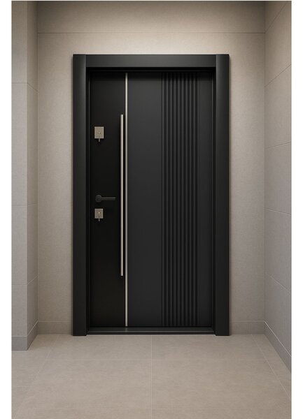 Ușă Alcobond S 714 Saten Stânga