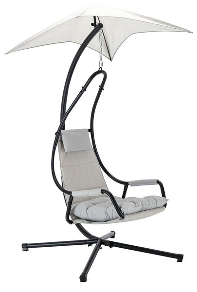 Fotoliu suspendat Slayer (antracit + alb gri). 1123001