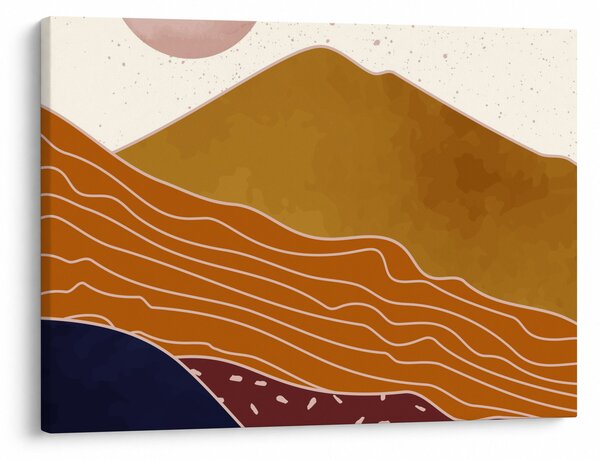 Tablou - Muntele de design Spacefrog N⁰1 (70x50 cm)