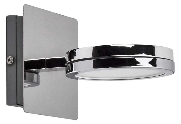 LIGHTME Lightme lampă LED oglindă Aqua down crom 1 bec, Metalic, Baie, Metal, Modern