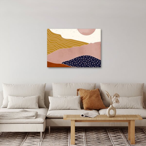 Tablou - Muntele de design Spacefrog N⁰3 (70x50 cm)