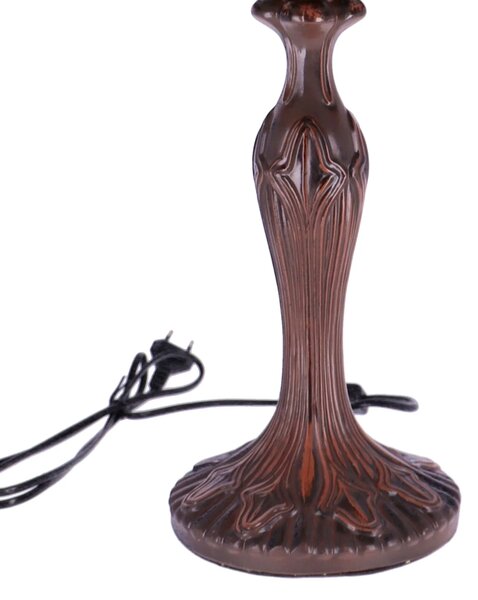 Lampa de masa Tiffany Bocciolo h 62 cm, abajur 40 cm