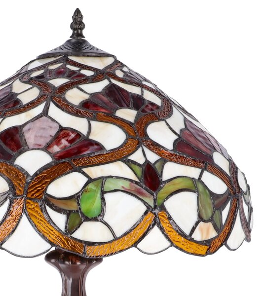 Lampa de masa Tiffany Bocciolo h 62 cm, abajur 40 cm