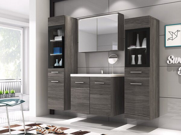 Mobilier baie Apoleon I (bodega) (fără baterie, cu sifon, cu lavoar) (fără iluminat LED). 1121794