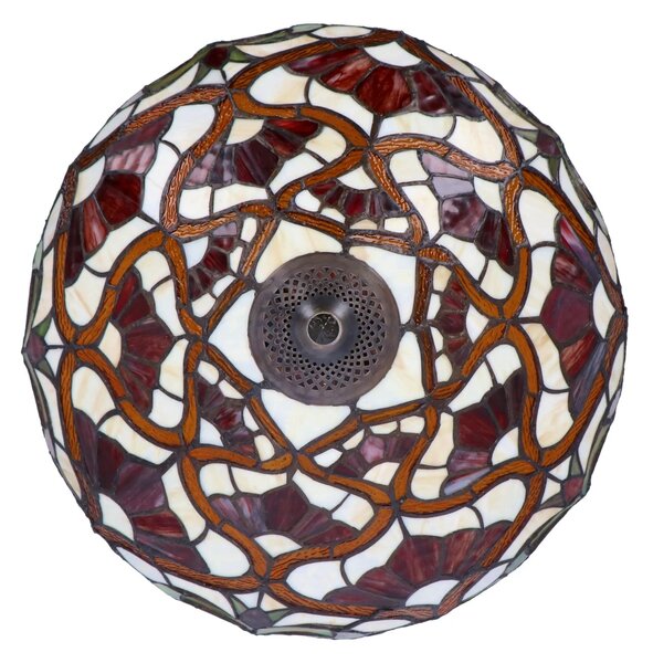 Lampa de masa Tiffany Bocciolo h 62 cm, abajur 40 cm