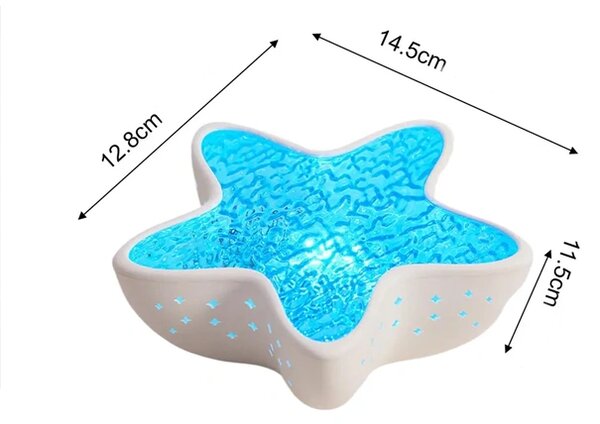 Starlume™ Proiector Led în Formă De Stea De Mare Cu Telecomandă