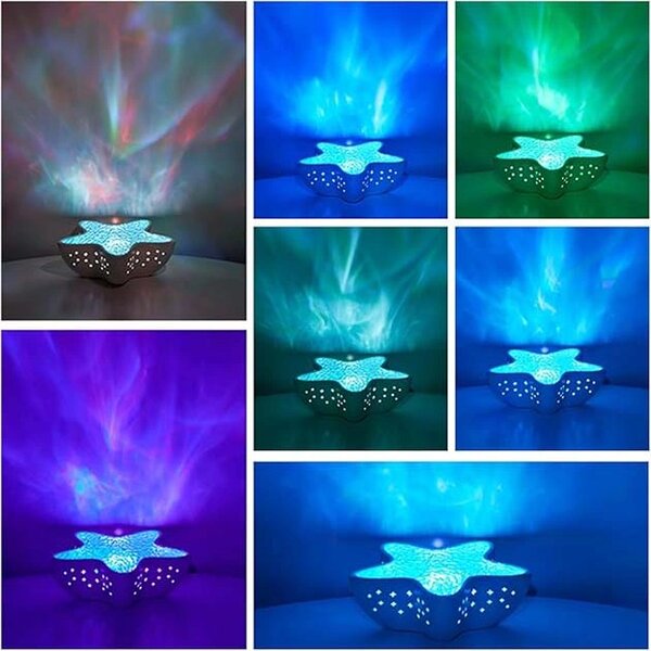 Starlume™ Proiector Led în Formă De Stea De Mare Cu Telecomandă