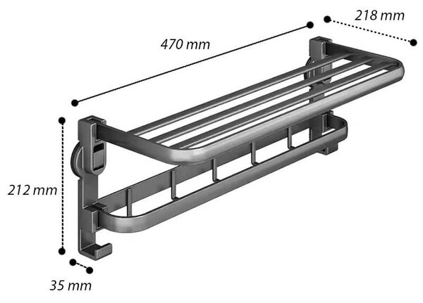 Raft De Baie Pliabil Bathlux™