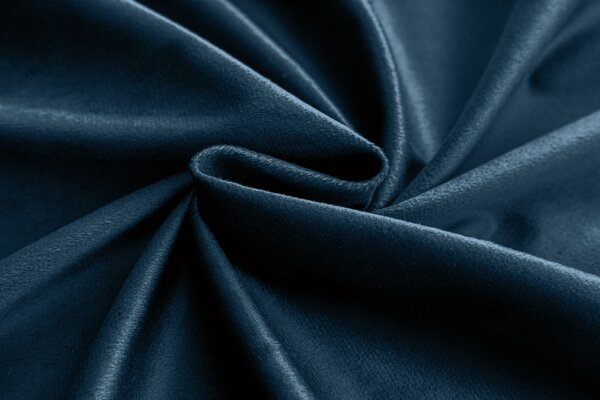 Draperie opaca DREAM VELVET 140x250 cm, petrol Agatat: Inele metalice